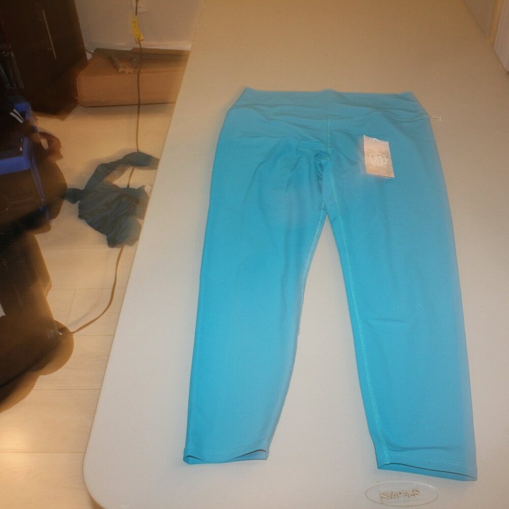 Mirage Blue Sage Collective Leggings Size XL New